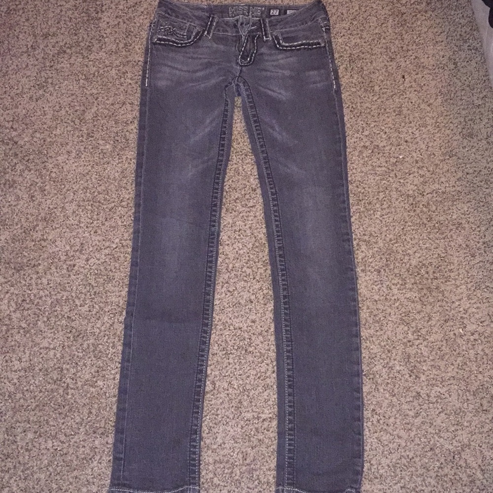 Size 27 Black Miss Me Skinny Jeans